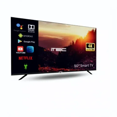 iTEC 50'' Smart Uhd Tv- Usb, Hdmi, Dolby + 3840 * 21600 Screen Resolution