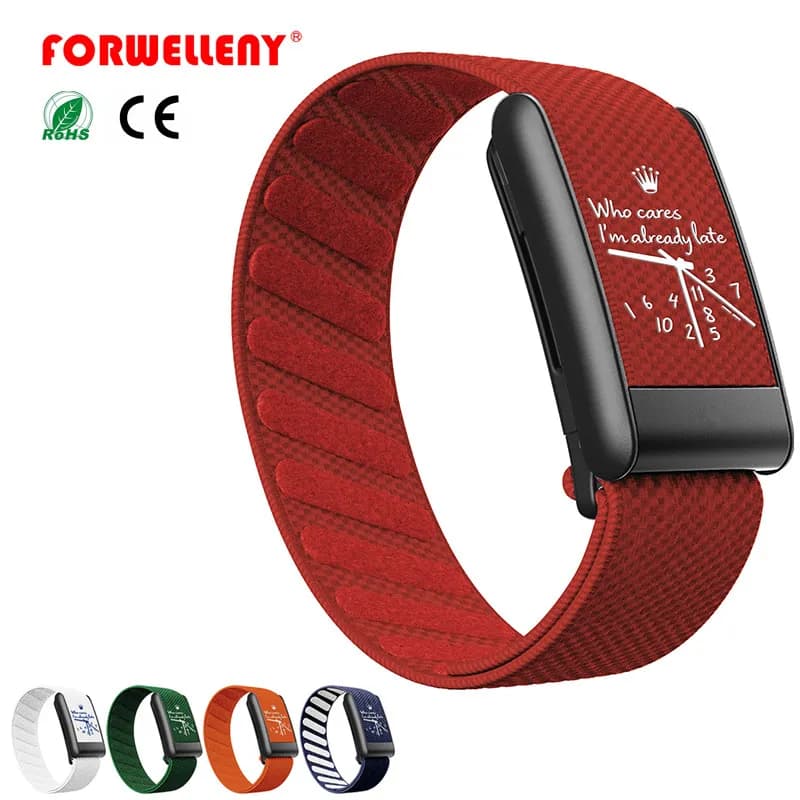 FORWELLENY Nylon Printed Clock Pattern Silicone Watch Straps for Whoop 5.0/MG Sport Replacement Bands for Men Women