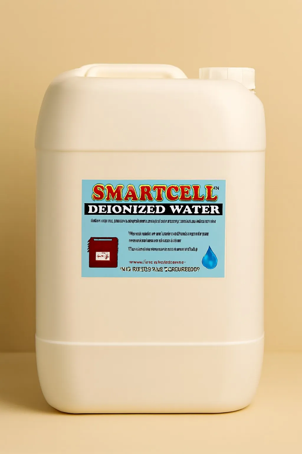 DEIONIZED WATER ( DISTILLED WATER) _25 Liters