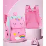 Unicorn School Backpack - Pink - Image 2