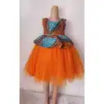 Ankara With Tulle Dress