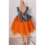 Ankara With Tulle Dress - Image 2
