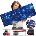 Mouse Pad Blue Gypsophila Pattern 70 * 30 Cm