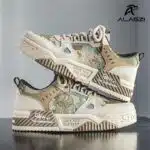 ALagzi New Young Fashion Trendy Board Shoes - Beige