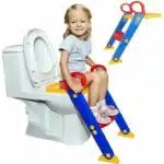 Foldable Children Toilet/Potty Seat/Training Ladder Chair