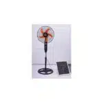 Solar Compatible 16" Rechargeable Standing Fan-C188-Black&Orange