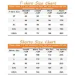 Men's Fashion 2-in-1 Short Sleeve &Shorts Set - Black And White - Image 2