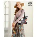 EILIFINTE B01 Ladies Causal Stylish Shoulder Bag - Plaid - Image 2