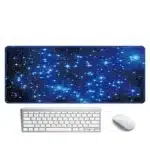 Mouse Pad Blue Gypsophila Pattern 70 * 30 Cm - Image 3
