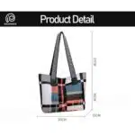 EILIFINTE B01 Ladies Causal Stylish Shoulder Bag - Plaid - Image 3