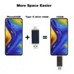 GUEETON 128GB OTG 3 In 1 Usb Flash Drive Type C - Image 3