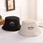 Unisex Double-Sided Reversible Bucket Hat Men Women Fishermen Cap Black-White - Image 3