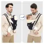 Baby Carriers Head Guard Soft Baby Strap - Dark Blue - Image 3