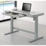 Tresanti Computer Adjustable Table - Wireless Charging - White