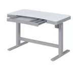 Tresanti Computer Adjustable Table - Wireless Charging - White - Image 4
