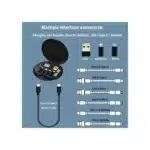 Multiple Interface Data Cable Android/iOS/Type C - Black - Image 3