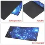 Mouse Pad Blue Gypsophila Pattern 70 * 30 Cm - Image 5