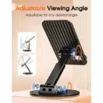 EAGEAT Phone Stand Adjustable Swivel Desktop Metal Tablet Stand - Image 3