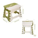 Portable Plastic Folding Step Stool Chair Small Bench - Image 4