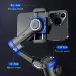 Handheld Gimbal Stabilizer Foldable Smartphone Cellphone Video Record - Image 4