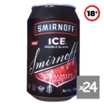 Smirnoff Ice & Guarana Black Can 330ml x 24