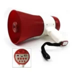 Rechargeable Handheld Megaphone PA System With Recorder