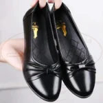 2025 Women Leather Shoes British Style All-match Fashion Ladies Casual