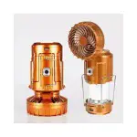 Solar And USB Charging Camping Lamp With Fan