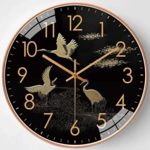 20CM Butterfly Frame Home / Office Decor Wall Clock -Round