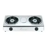 Boscon Auto Ignition Table Top Gas Cooker-2 Burner-Silver