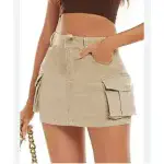 Trendy G-Z cargo short skirt