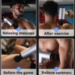 Electric Handheld Massager Gun Neck Vertebra Back Muscle - Image 2