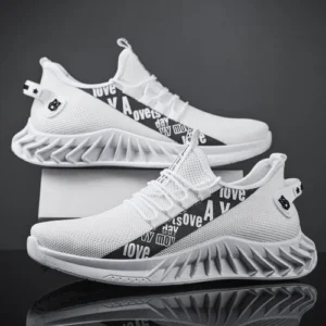 Men'S Teen White Casual Shoes - Unisex Outdoor Sport Running Fashion Sneakers