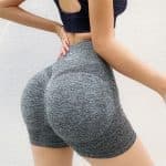 Women Sexy Shorts Belly-control Tight-fitting Quick-drying - Grey