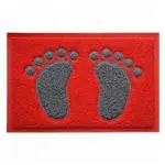 Cute Footprints Feet Shape Bathroom Footmat
