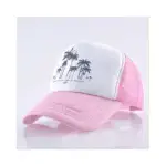 Unisex City Design Face Cap: Pink