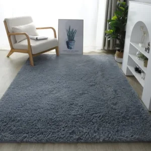 Shag Area Rug, 4'x6' Soft Non-slip Carpet For Living Room