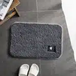 Silva Bathroom Door Rug-Gray