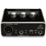 Behringer U-PHORIA UM2 Audiophile USB Audio Interface With XENYX Mic Preamplifier