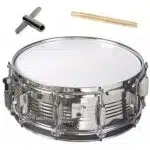 Metal Snare Drum With Stick & Key