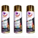 Spray Paints For Car Scratch Repair-Gold( 3 Pieces)