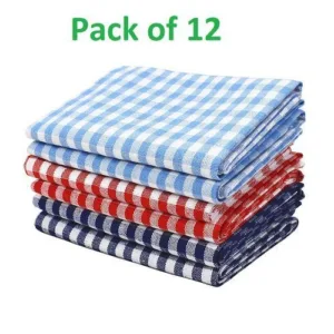 Highly Absorbent Kitchen Towels / Napkins 15*25" - Set Of 12