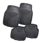 Car Foot Mat - Black - 5 Pieces - Image 2