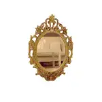 Decorative Round Gold Mirror