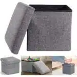 38CM CUBE STORAGE Collapsible Storage Stool - Image 3