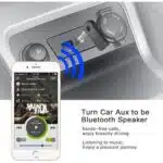 Mini Bluetooth Receiver For Wireless To 3.5mm Jack Hands-Free Car Kit 3.5mm Audio Jack W/ LED - Image 2