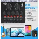 Bluetooth V8 Live Sound Card With 12 Sound Effects.For Phone/Computer PC/Music Recording - Image 4