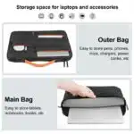 15.0 Inch-16.0 Inch Laptop Sleeve Case Zipper Handbag - Image 2