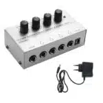 HA400 4-Channel Mini Stereo Headphone Amplifier with EU Power Adapter