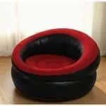 Single Inflatable Sofa Chair With Plush Flocking -